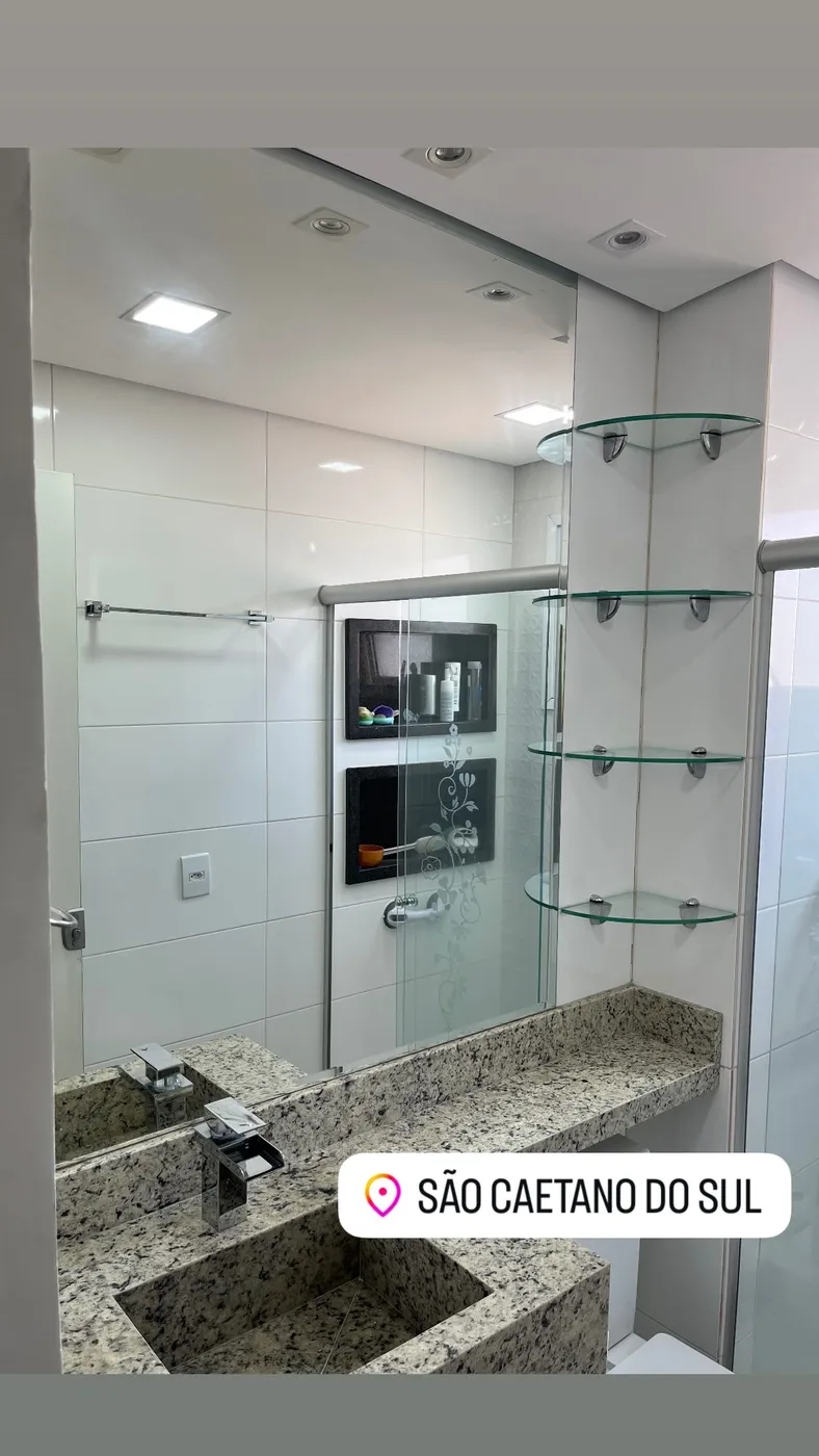 Espelhos sob medida — projeto 10 executado pela Lucas Glass em São Paulo