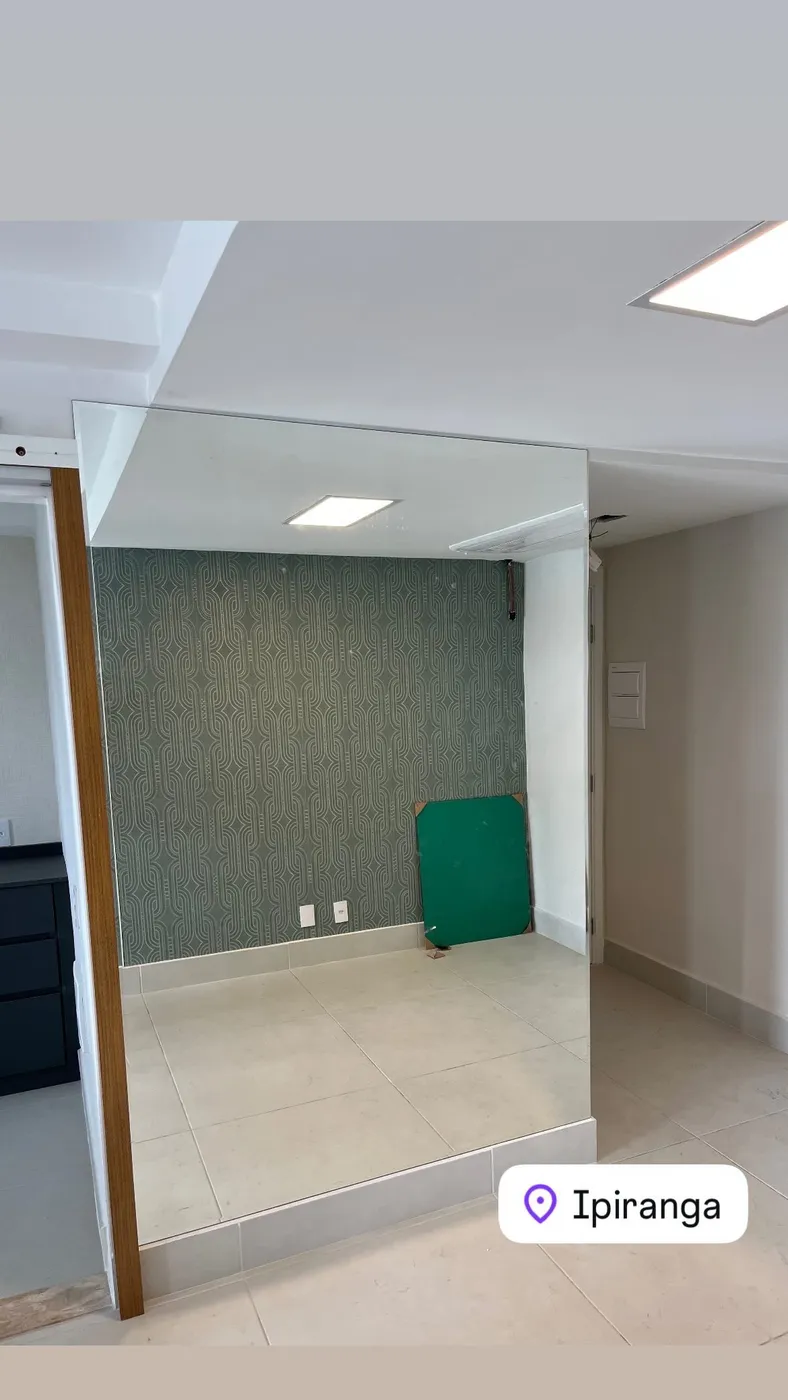 Espelhos sob medida — projeto 12 executado pela Lucas Glass em São Paulo