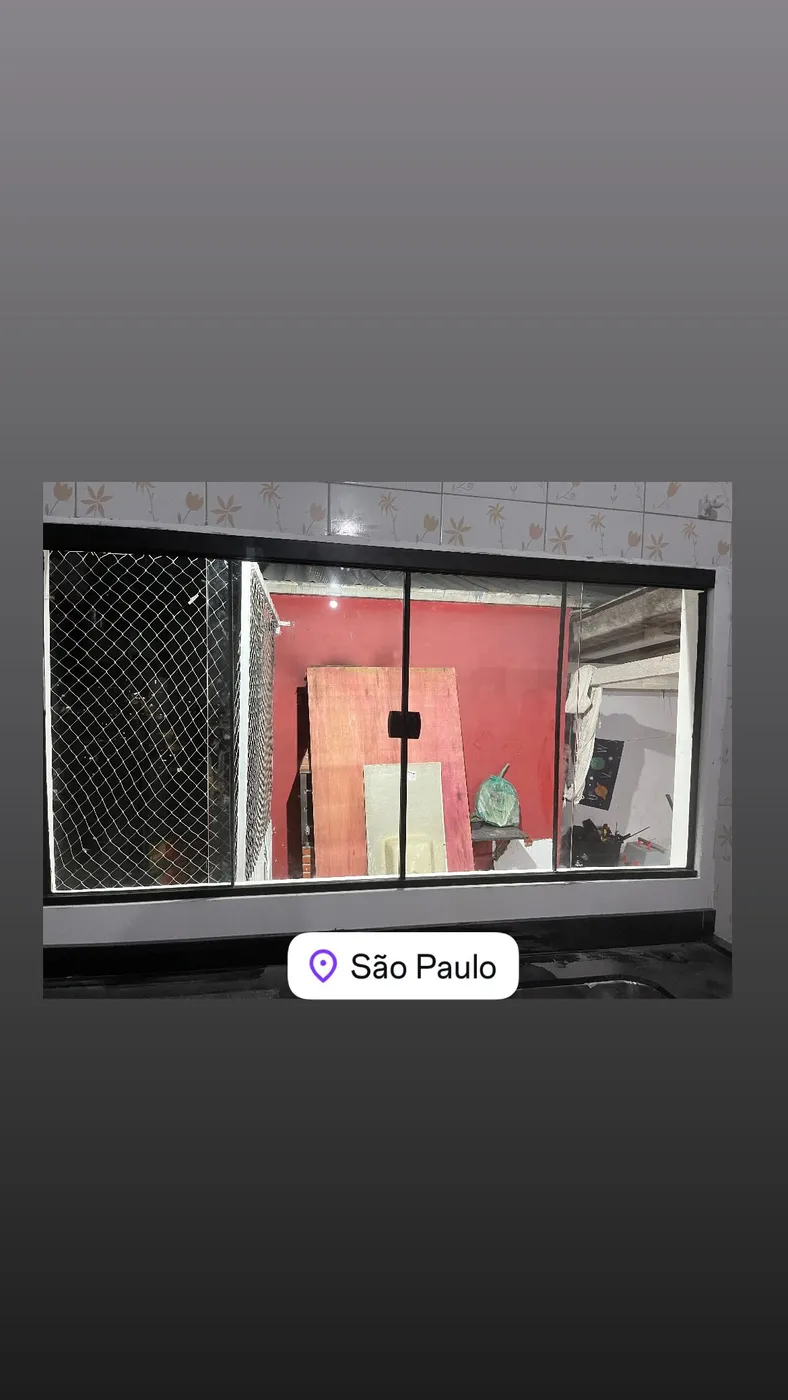 Janelas de vidro — projeto 1 executado pela Lucas Glass em São Paulo