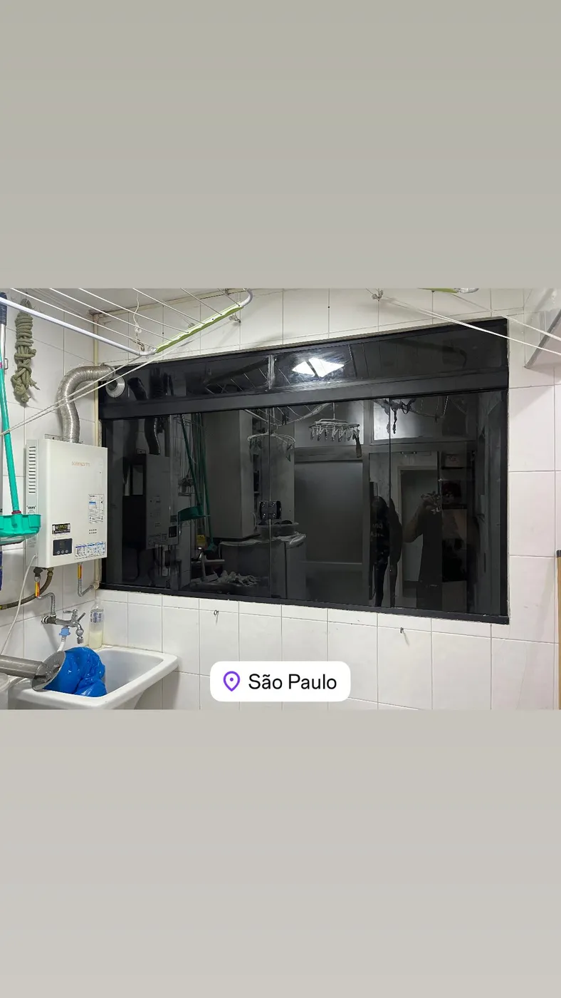 Janelas de vidro — projeto 3 executado pela Lucas Glass em São Paulo