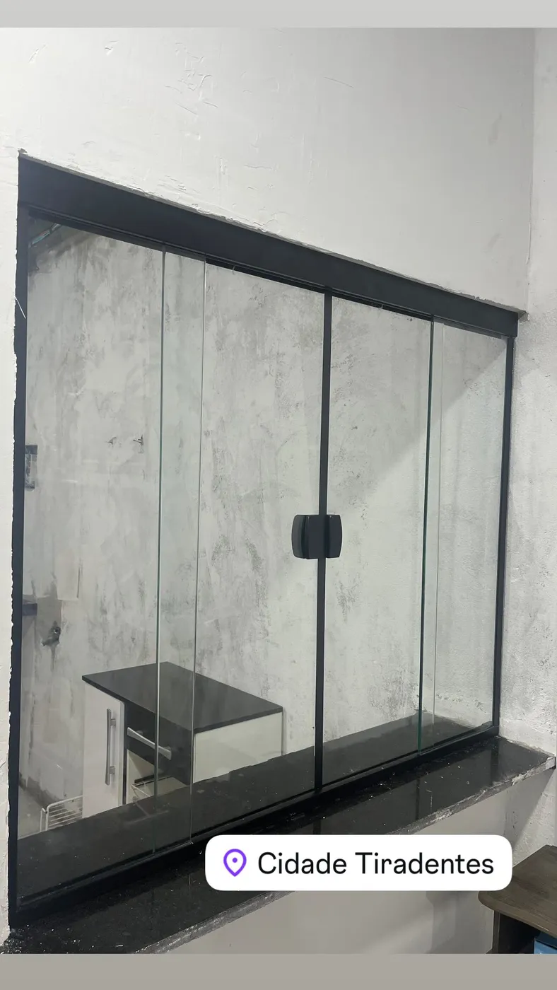 Janelas de vidro — projeto 4 executado pela Lucas Glass em São Paulo