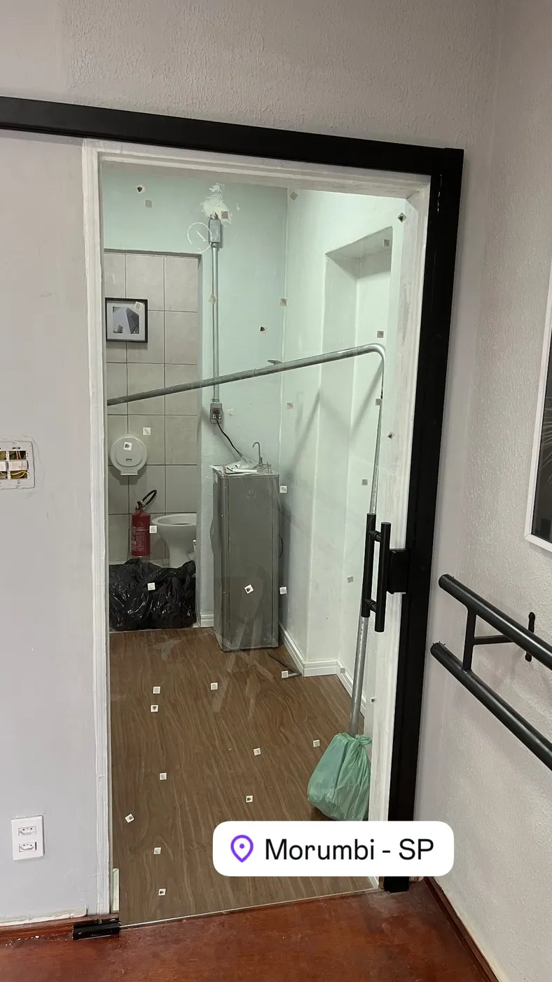 Portas de vidro temperado — projeto 3 executado pela Lucas Glass em São Paulo